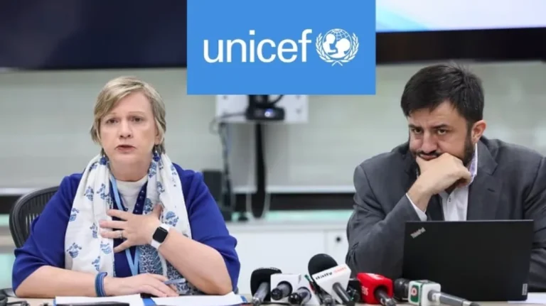 What does the UNICEF representative say about the measles vaccine?